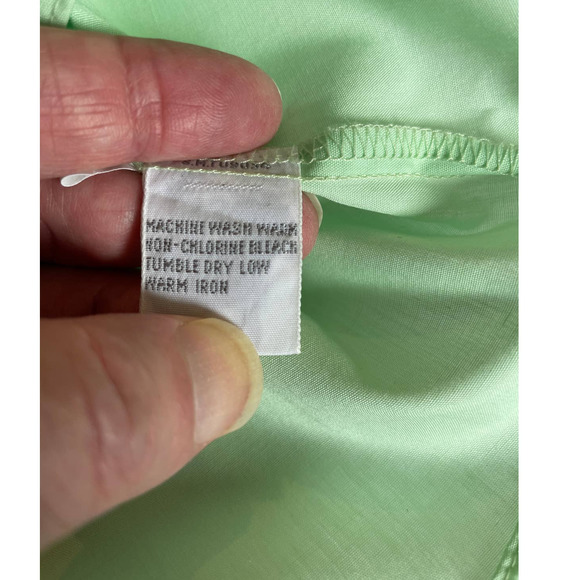 Foxcroft Light Green Button Down Shirt - Picture 10 of 12